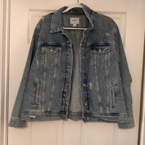 Distressed Jean Jacket